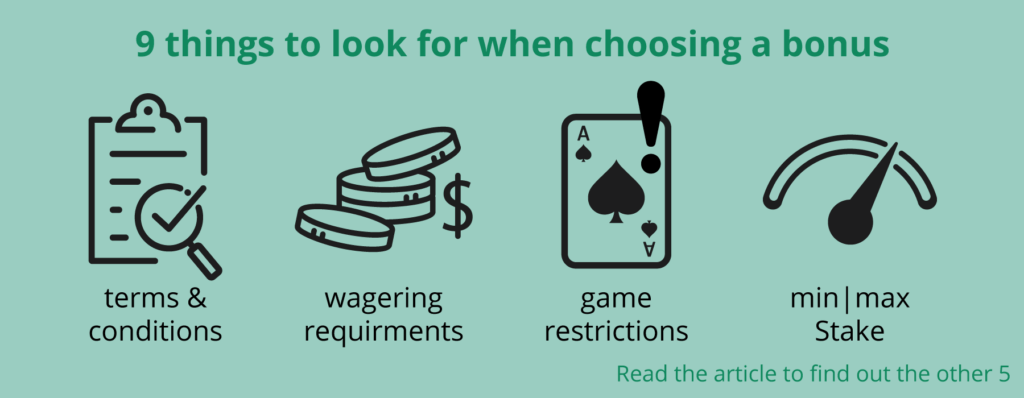 How to choose the right casino bonus