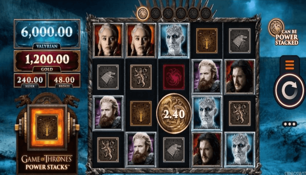 Game of Thrones Power Stacks slot