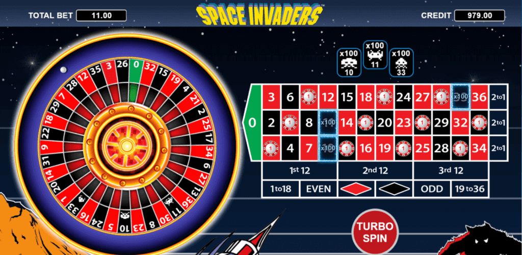 Space Invaders Roulette