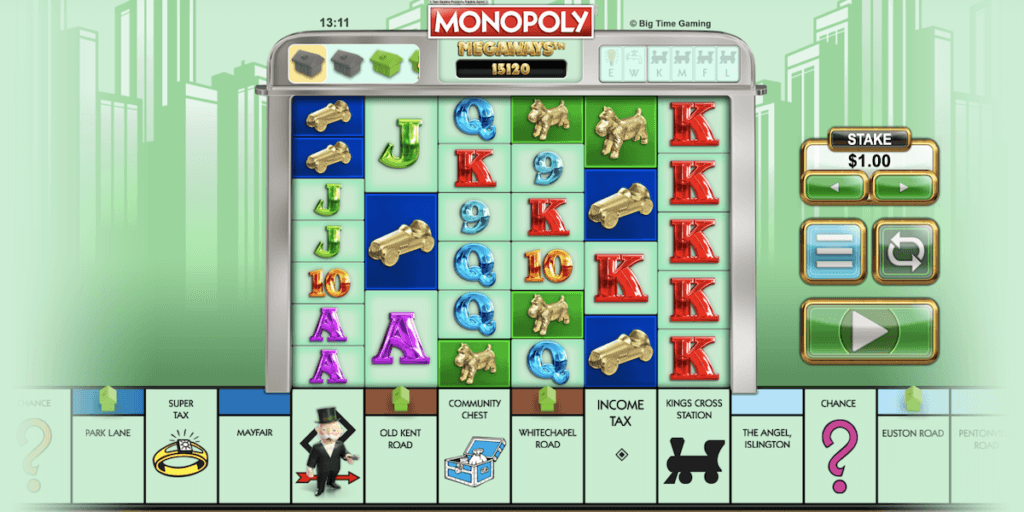 Monopoly Megaways us casinos